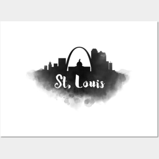 St. Louis watercolor Posters and Art